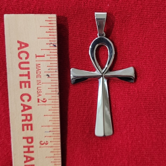 Egyptian Ankh Steel Pendant - Picture 4 of 7